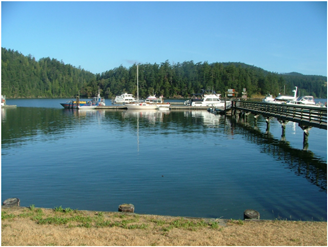 Cornet Bay dock San Juan Islands Deception Pass