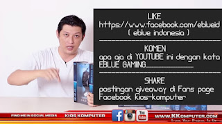 Giveaway Dari KiosKomputer (EBLUE GAMING)