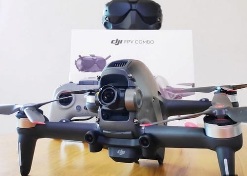 Here is the not-yet-announced DJI FPV COMBO plane