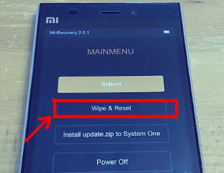 cara melakukan hard reset hp xiaomi