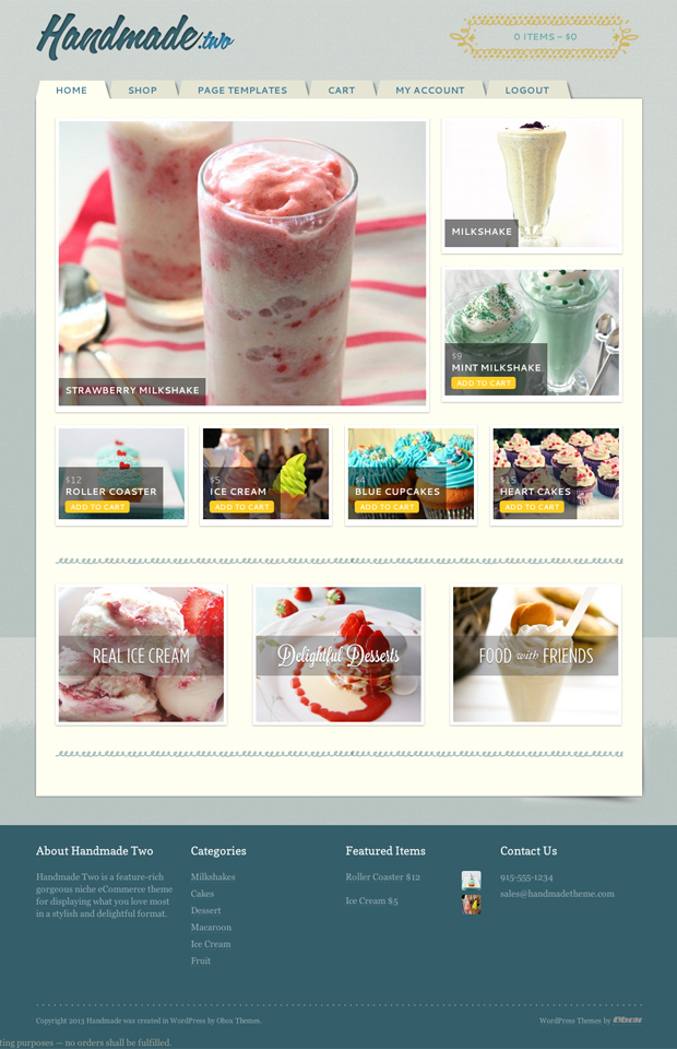 WordPress eCommerce Theme