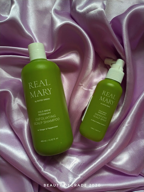 Rated Green Real Mary Energizing Scalp Spray & Exfoliating Scalp Shampoo