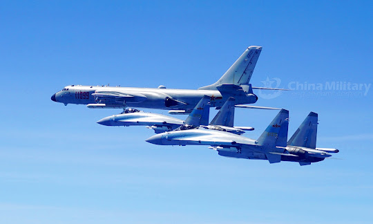 100+ Chinese Military jets Inc. Fighters & Bombers hold drills off Taiwan; US wants Japan by its side to fight China, Russia