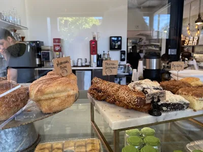 pastry counter at Cafenated Coffee House in Berkeley, California