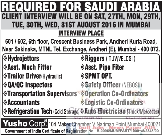 Latest Large Job Opportunities for Saudi Arabia