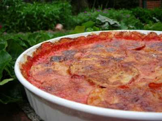 Surprising scalloped potatoes & beets