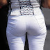 Hot candid ass in white pants