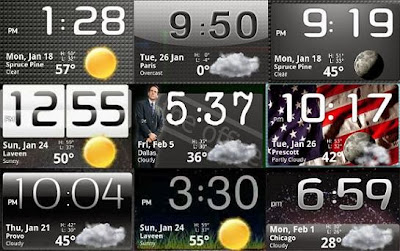 Android Weather & Clock Widget