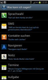 galaxy s3 s voice setting