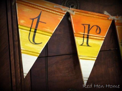 candy corn banner
