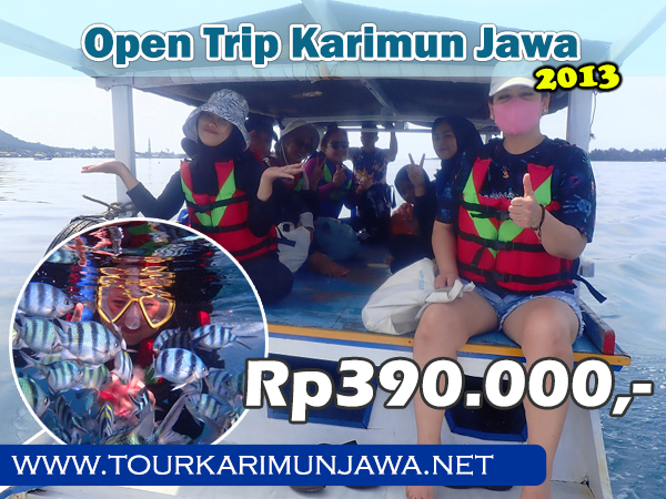 Brosur open trip karimun jawa