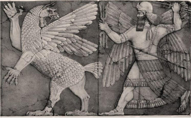 Anunnaki  depicted in tablets