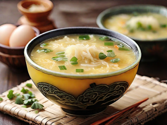 Cara membuat Sup Telur ala Cina yang Sederhana dan Lezat.