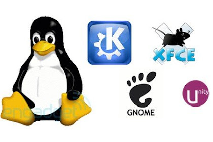 Jenis-jenis Desktop Environment (DE) pada Linux.