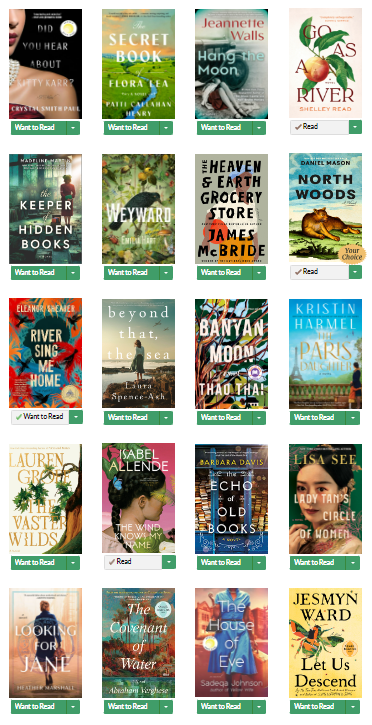 Goodreads Choice historical fiction nominees