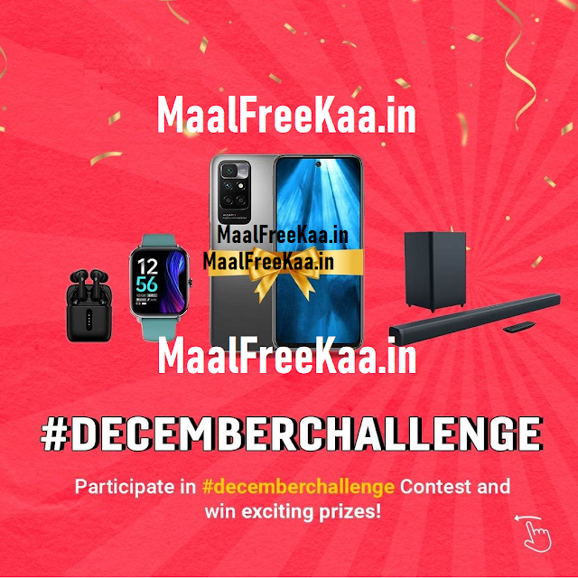 Participate challenge and get chance to win free smartphone