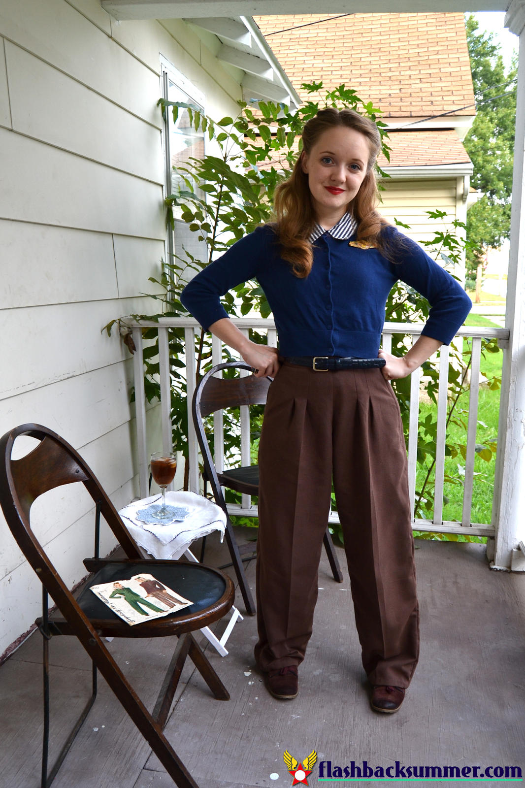 1940s Trouser Pattern and Midvale Cottage Shop Review - Flashback