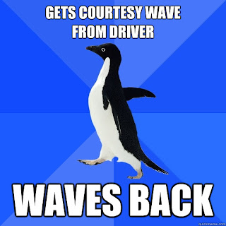 Penguin Courtesy Wave
