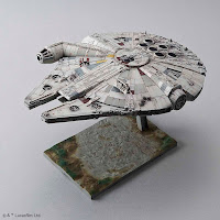 1/144 Millennium Falcon (Star Wars: The Last Jedi) English Color Guide & Paint Conversion Chart