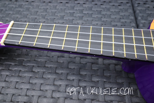 The Beatles Soprano Ukulele neck