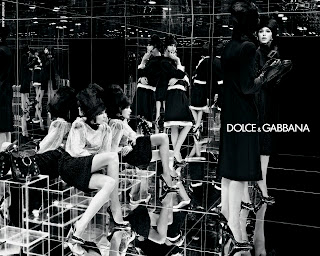 Dolce Gabbana Models Front of Mirrors HD Wallpaper