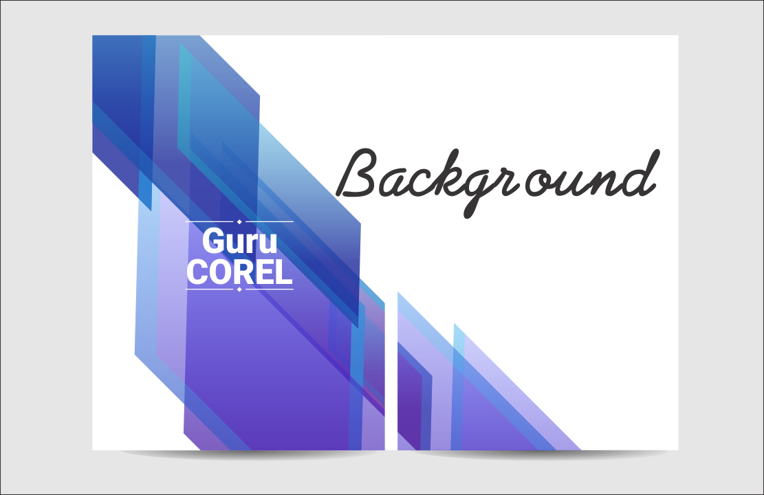 Tutorial CorelDraw 5 Menit Membuat Background Abstrak 