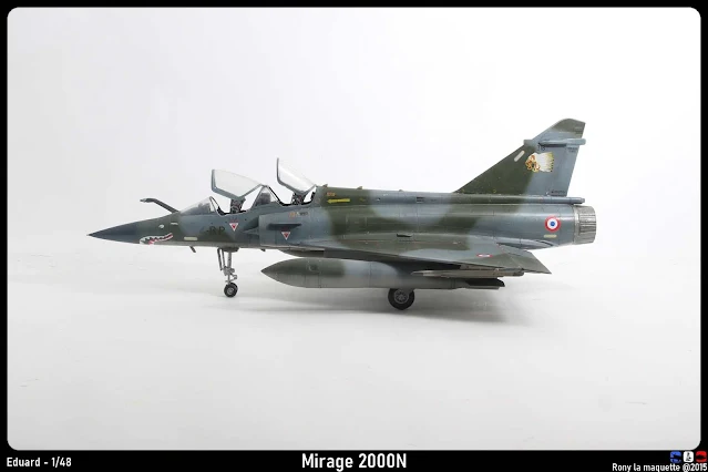 Maquette du Mirage 2000N d'Eduard au 1/48.