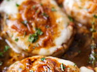 ONE PAN FRENCH ONION SMOTHERED PORK CHOPS