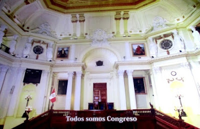 Imagen del Antiguo Hemiciclo del Senado Nacional dentro del Museo del Congreso y de la Inquisición de Jesus Gómez