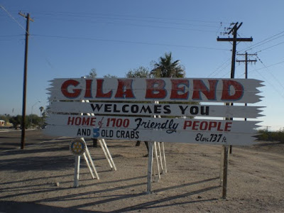 Gila Bend Welcomes You Sign