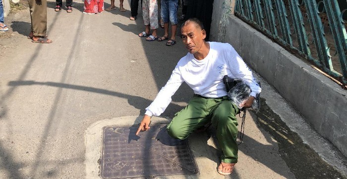 Ini Sosok  Manusia Gorong-gorong yang Heboh Asal Bandung