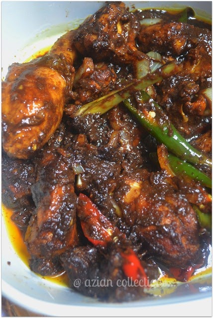 Azian Collections: Ayam Masak Kicap Berempah.