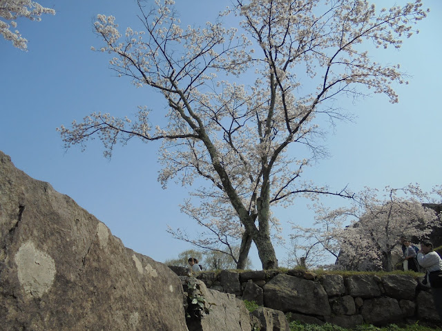 米子城跡の天守跡