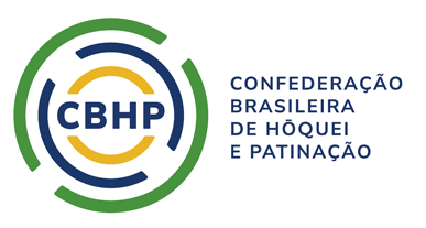 Logo da CBHP em azul, amarelo e verde