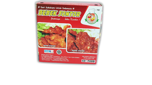 kotak makan bebek jontor berdiri