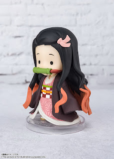 Demon Slayer: Kimetsu no Yaiba – Figuarts Mini Tsuyuri Kanao y Small Nezuko, Tamashii Nations