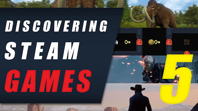 Discovering Steam Games EP 5 • Devil May Cry 5, Baba Is You, Outlaws Of The Old West & Dawn Of Man