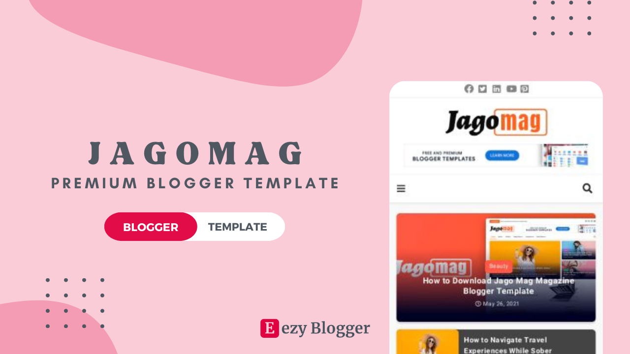Download JagoMag: The Ultimate Magazine Blogger Template for FREE