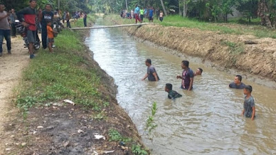 Terpeleset dalam Irigasi, Balita 2,3 Tahun Ditemukan Meninggal Dunia