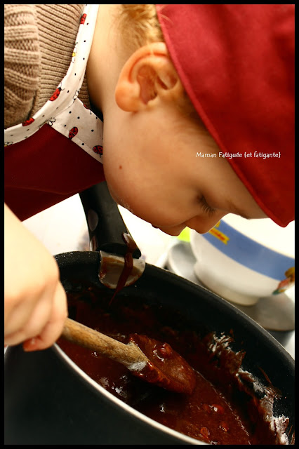 preparation gateau chocolat