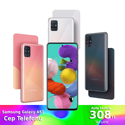 Samsung Galaxy A51 Akıllı Telefonda Taksitli Alışveirş Fırsatı