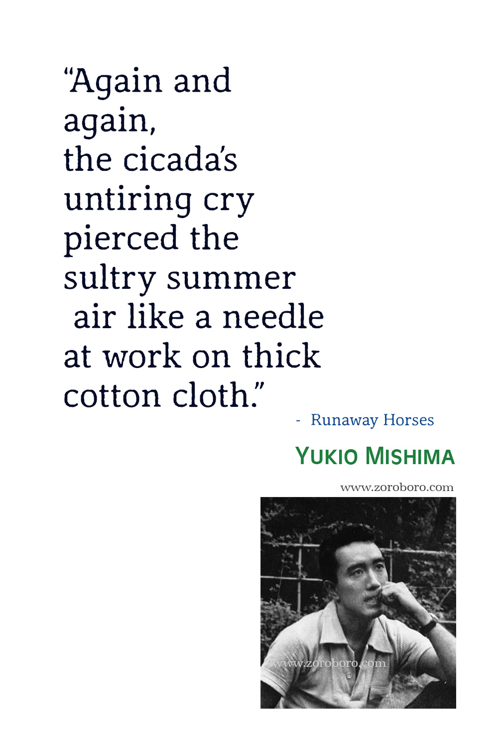 Yukio Mishima Quotes, Yukio Mishima Books, Confessions of a Mask, Spring Snow Novel by Yukio Mishima Quotes, Yukio Mishima Quotes.