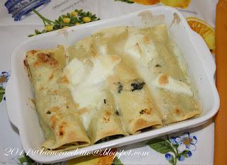 Cannelloni con erbette e ricotta