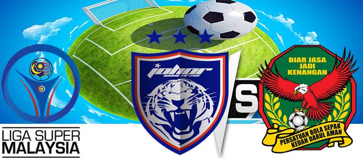 Keputusan Terkini JDT Vs Kedah 15.7.2016 Liga Super Malaysia