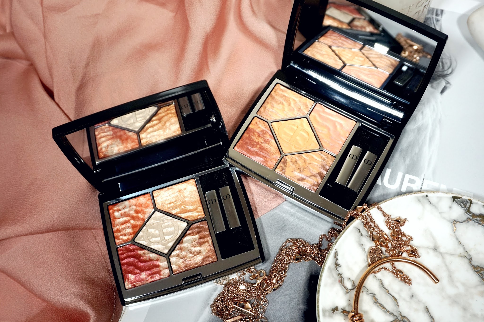 Dior Summer 2021 Dune & Mirage 5 Couleurs Eyeshadow Palette Review and Swatches