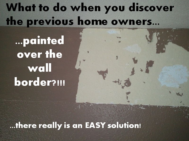 How to Remove a Wall Border the EASY Way