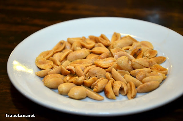 Peanuts to munch away our worries after a long hard day at work