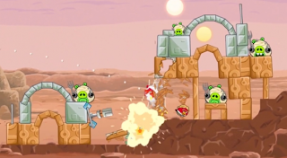 Screenshot AngryBirds Star Wars For Pc