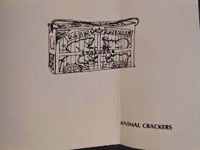 A drawing of a Barnum's animals crackers box.