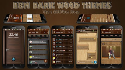 Download BBM Wood Themes Apk Terbaru v3.3.0.16 (Tampilan Elegant) for Android